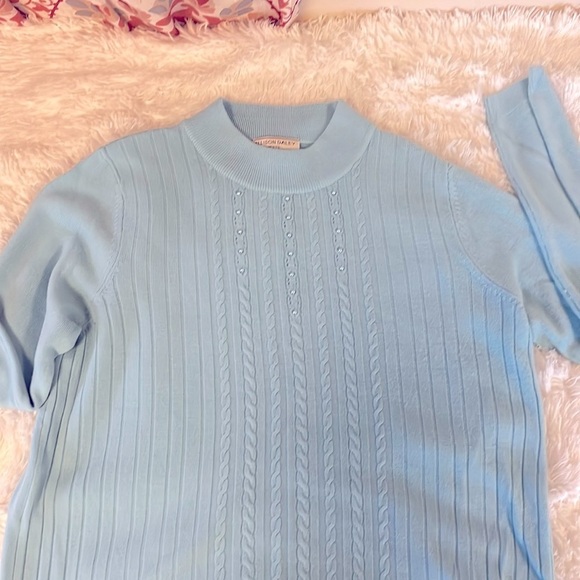 Allison Daley Sweaters - Allison Daly 80’s Soft Mockneck Sweater